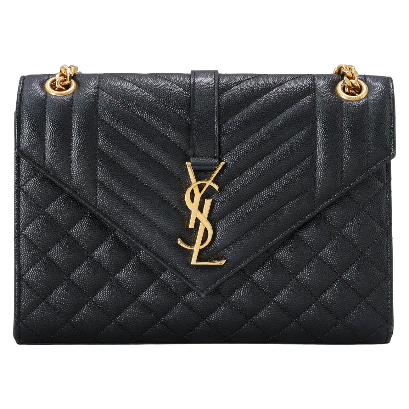 YVES SAINT LAURENT(USED)생로랑 487206 엔벨로프 체인 숄더백